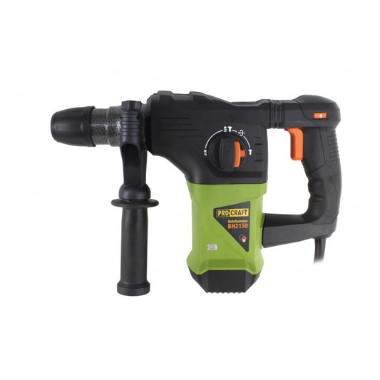 Ciocan Rotopercutor ProCraft BH 2150 - 2150 W, Impact 4 J, 3 Burghie Incluse, Carcasă Aluminiu