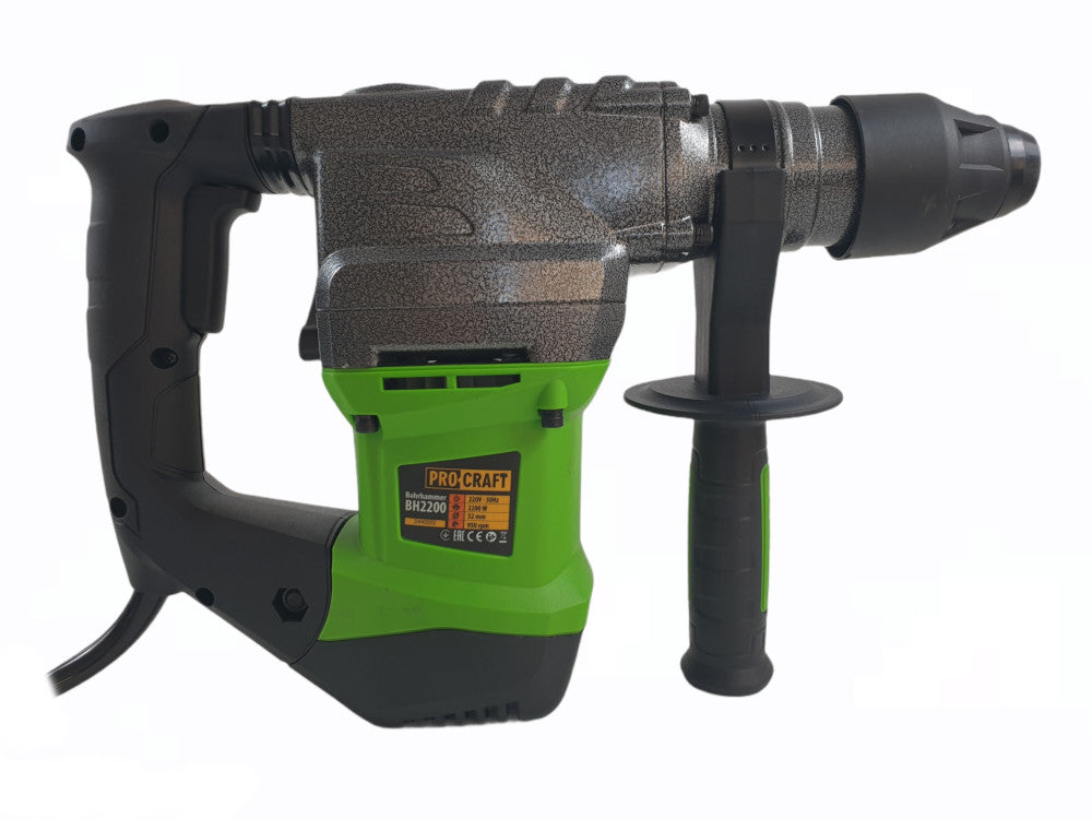 Rotopercutor ProCraft BH2200 - 1500 W, Impact 6 J, Perforare și Dăltuire Materiale Dure