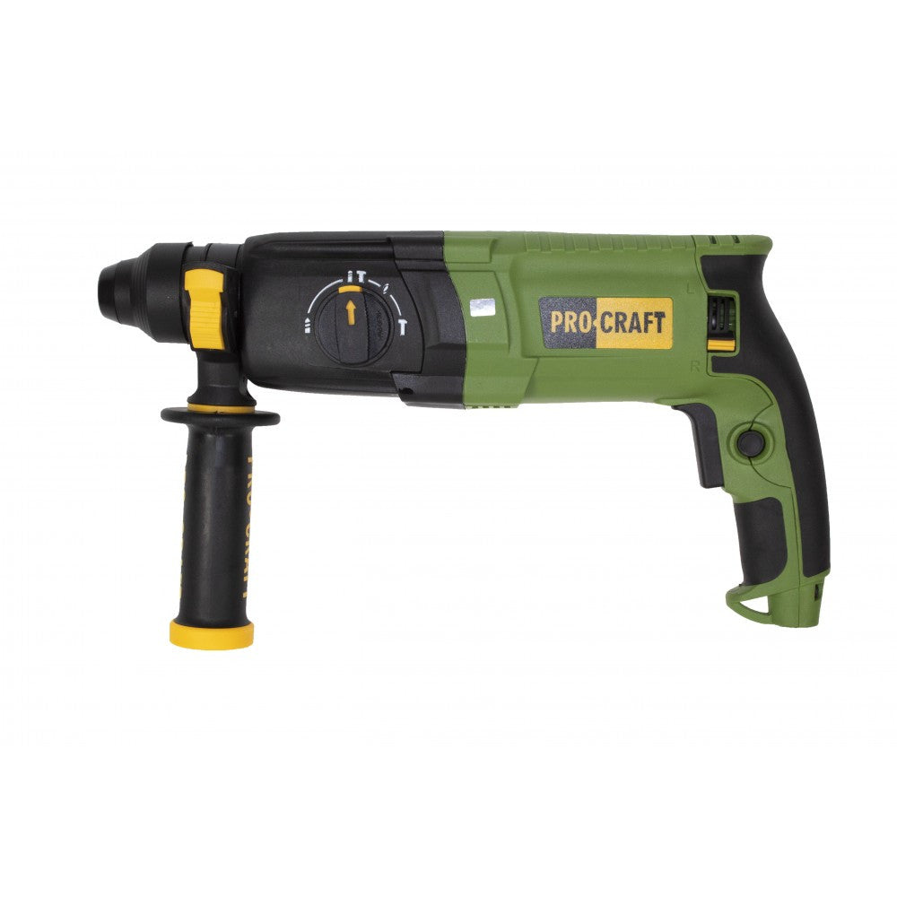 Ciocan Rotopercutor ProCraft BH900 - 900 W, 1100 rot/min, Mandrină SDS, Perii Carbon de Rezervă