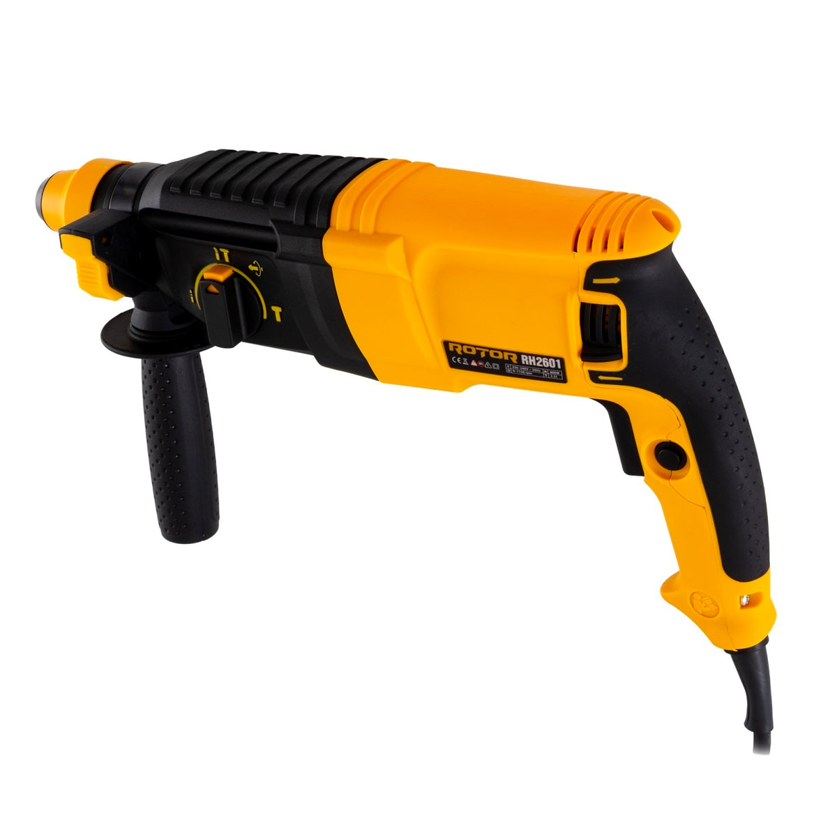 Ciocan rotopercutor ROTOR RH2601 800W, 3.2 J, Cu perii
