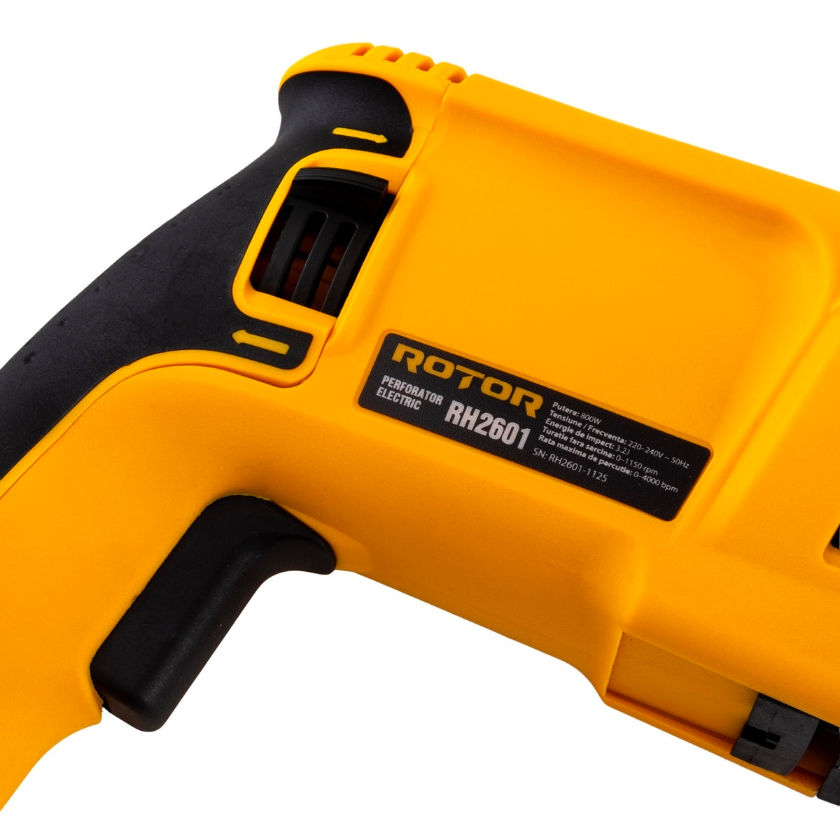 Ciocan rotopercutor ROTOR RH2601 800W, 3.2 J, Cu perii