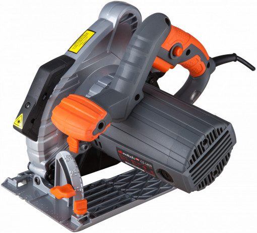 Ferăstrău Circular EvoTools 1400 W - 4500 rot/min, Mâner Soft Grip, Tăiere Rapidă în Lemn