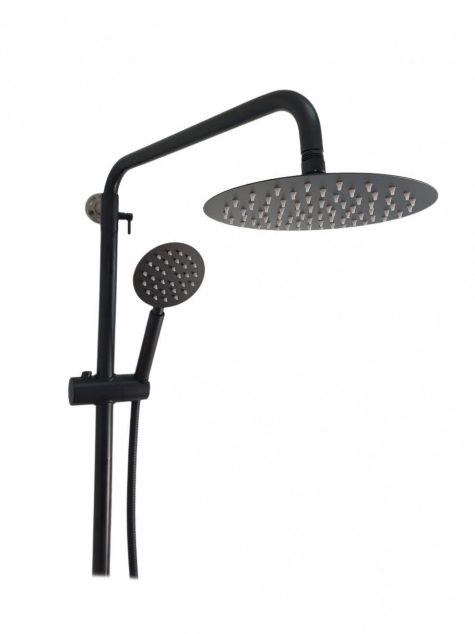 Coloană de Duș MIXXUS SUS-003-J - Monocomandă, Negru, 20 cm, Sistem Duș pentru Baie
