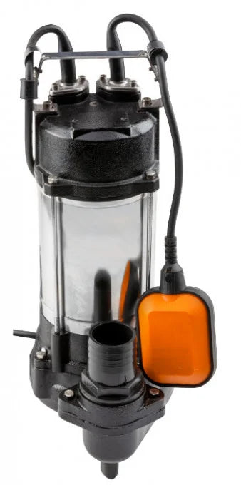 Pompă Submersibilă Apă Murdară 750 W - Plutitor Integrat, Particule 5 mm, Drenaj Subsol
