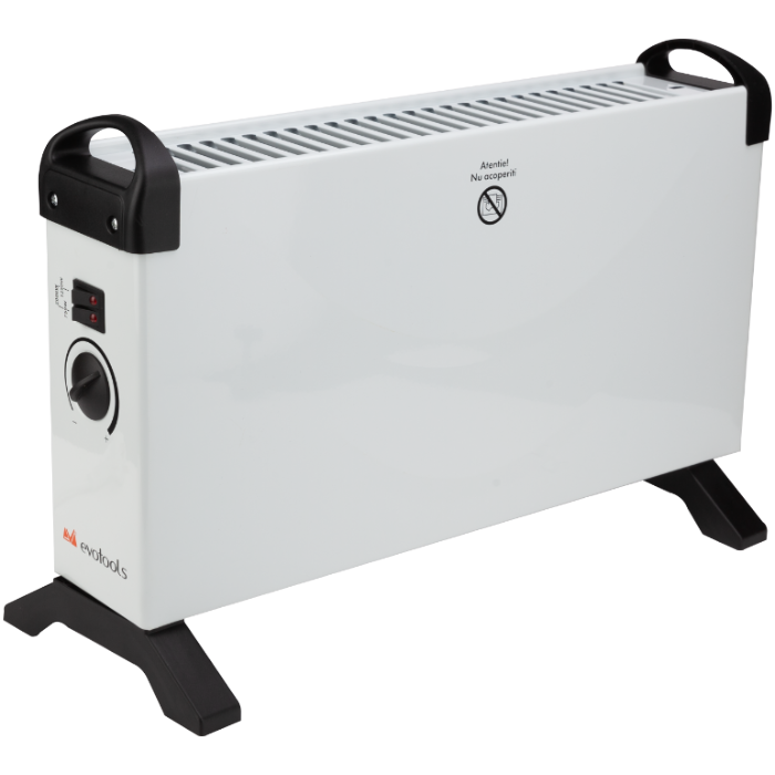 Convector Electric CH2000S 2000 W - 3 Trepte de Putere, Termostat Reglabil, Încălzire Cameră