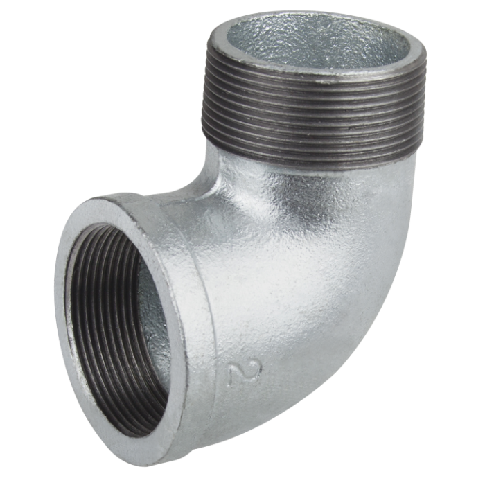 Cot Zincat 92 Evo 1 1/2" - Filet Interior-Filet Exterior, Fontă Zincată, Instalații Sanitare