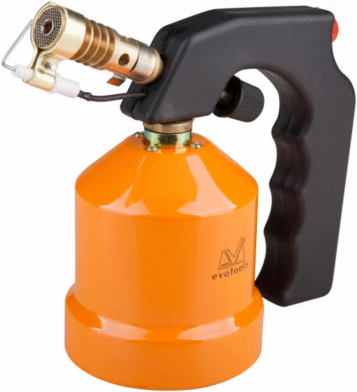 Lampă de Lipit cu Gaz și Aprindere Piezo - Carcasă Metalică, Reglaj Flacără, Doză 190 g