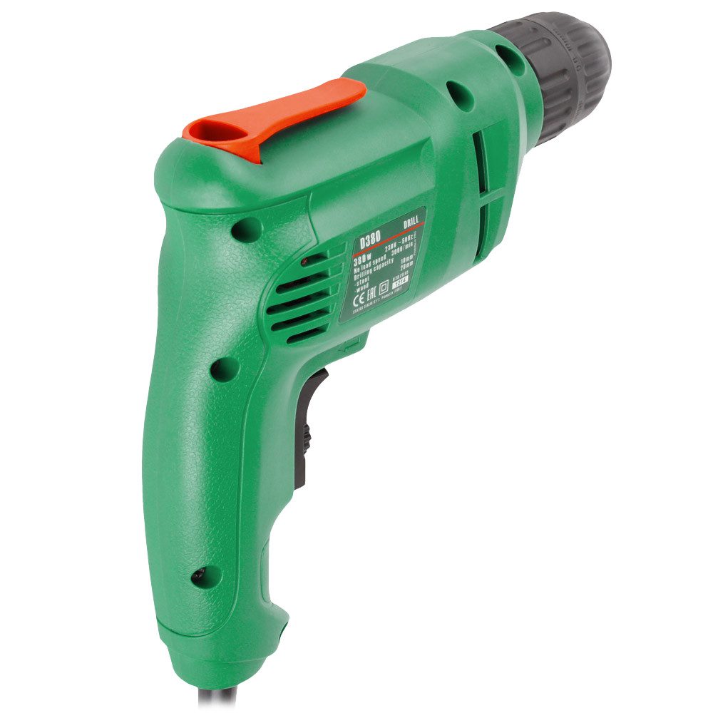 Bormașină Electrică Status D380 - 750 W, Găurire în Lemn și Metal, Uz Casnic și Profesional