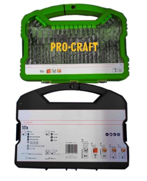 DBS-101 – Set de biți PROCRAFT (101 piese)