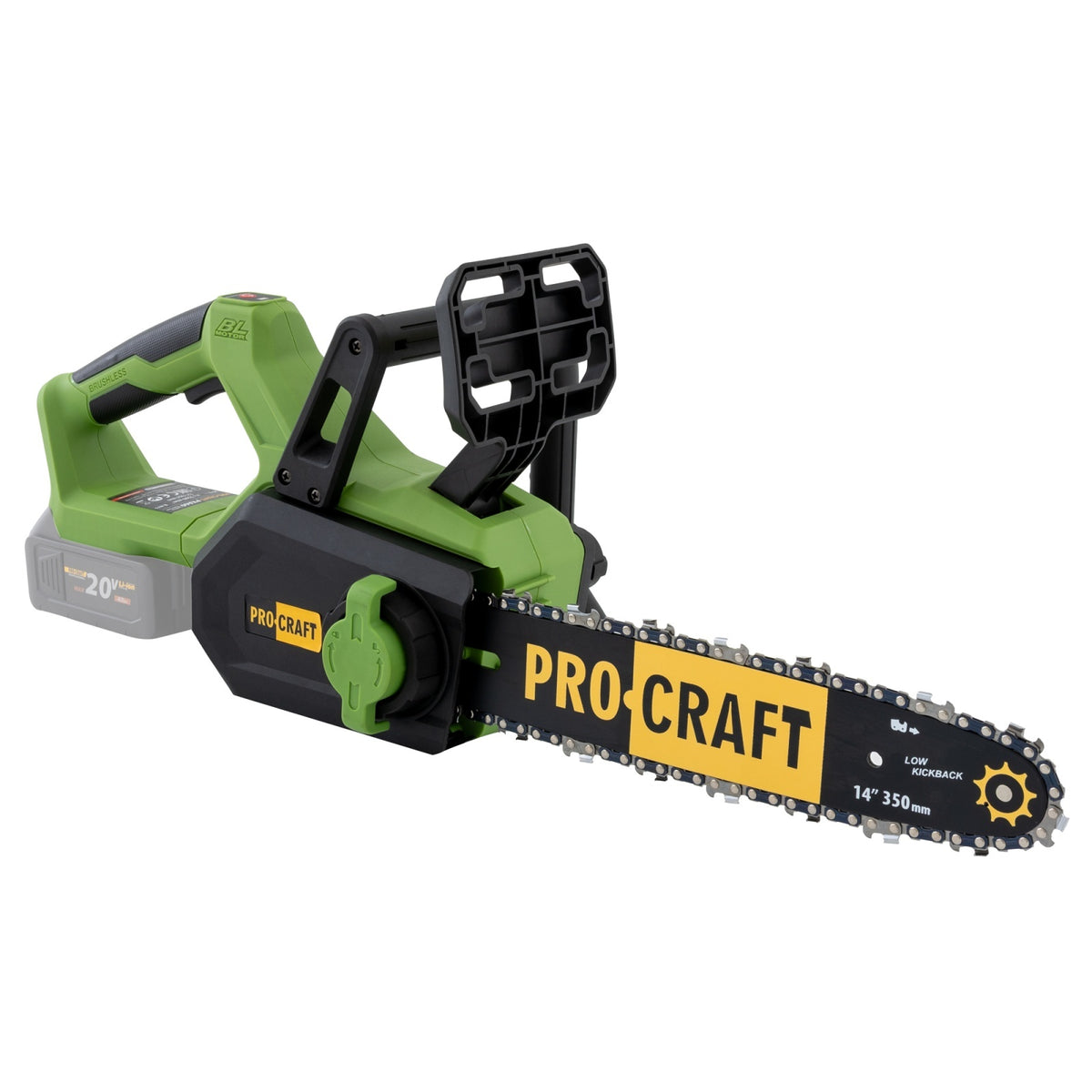 Drujba pe acumulator PROCRAFT PKA60, Brushless, 3500 rot/min, NU CONTINE ACUMULATOR SI INCARCATOR