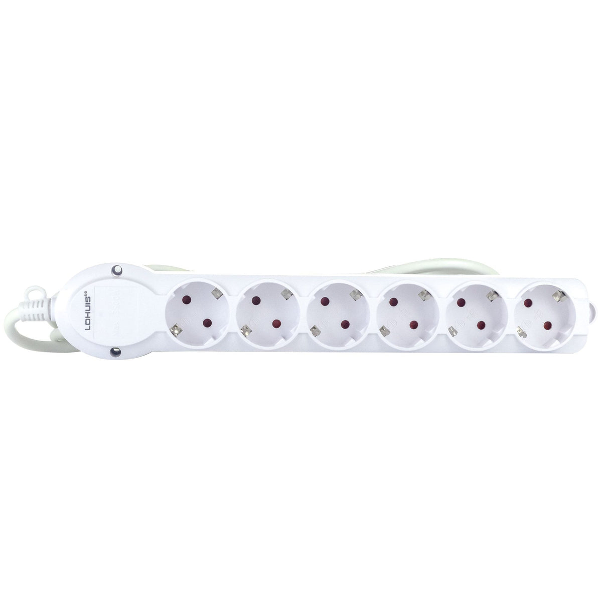 Prelungitor Lohuis cu 6 Prize - Cablu 5 m, Secțiune 3 x 1,5 mm, Protecție Copii