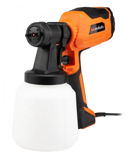 Pistol Electric de Vopsit EvoTools SG500 - 500 W, Rezervor 1400 ml, 900 ml/min, Lacuri și Grund