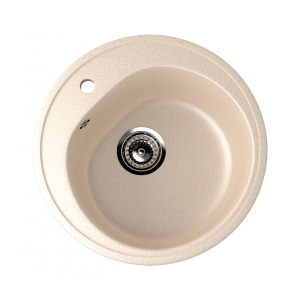 Chiuvetă Bucătărie Ecostone ES-11-328 - Compozit Bej, Design Modern, Durabilitate Ridicată