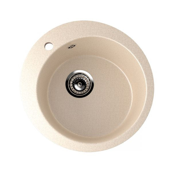 Chiuvetă Bucătărie Ecostone ES-13-328 - Compozit Bej, Design Elegant, Durabilitate Ridicată