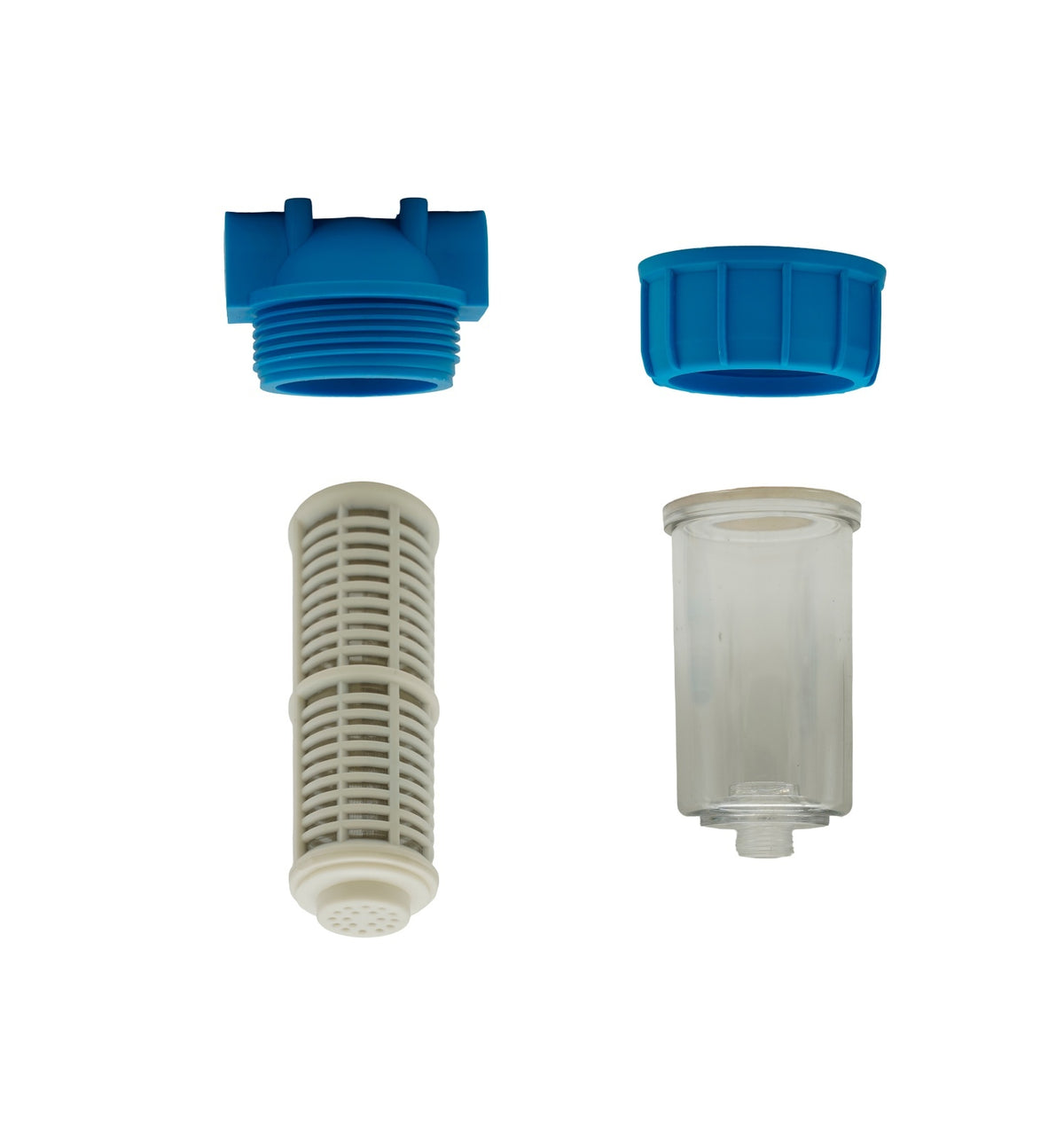 F-PF-P01 Filtru apă cu purjare din plastic cu sită inox FLOW