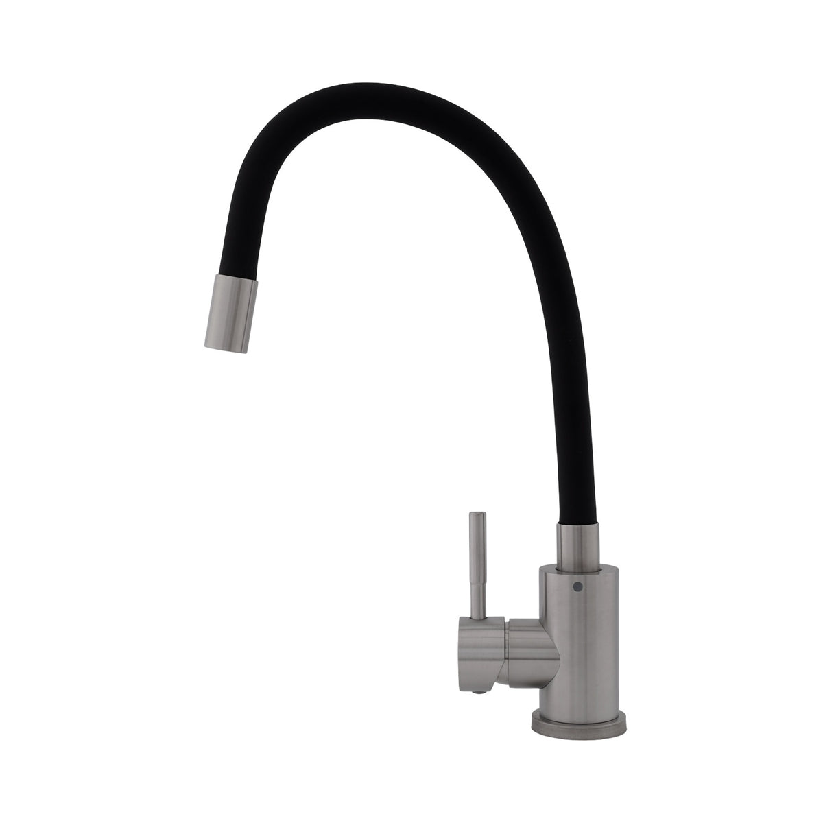 FB-011 Ref Black – Baterie bucătărie SUS 304 cu pipă flexibilă neagră VITAL FLOW