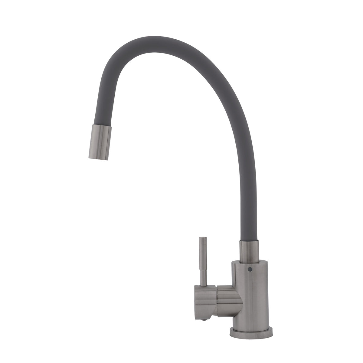 FB-011 Ref Grey – Baterie bucătărie SUS 304 cu pipă flexibilă gri VITAL FLOW