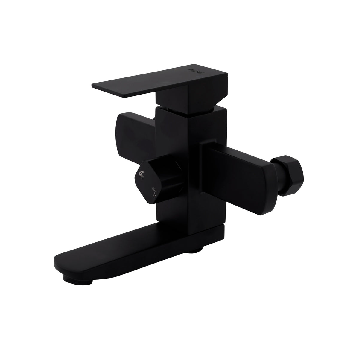 FB-09 Kub Black Baterie cada SUS 304 cu para de dus negru URBAN FLOW