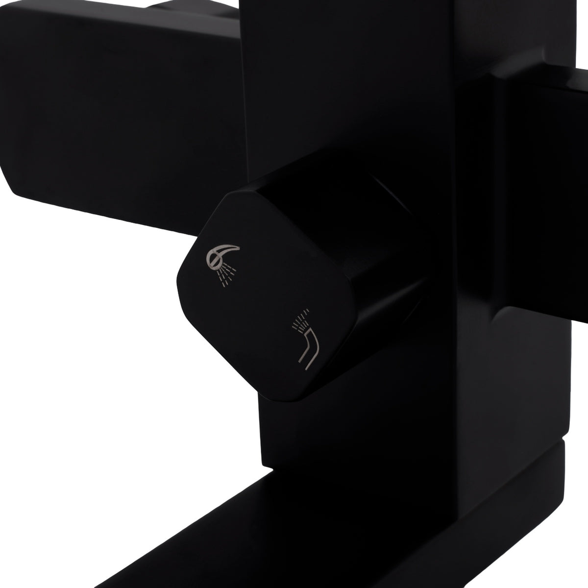 FB-09 Kub Black Baterie cada SUS 304 cu para de dus negru URBAN FLOW