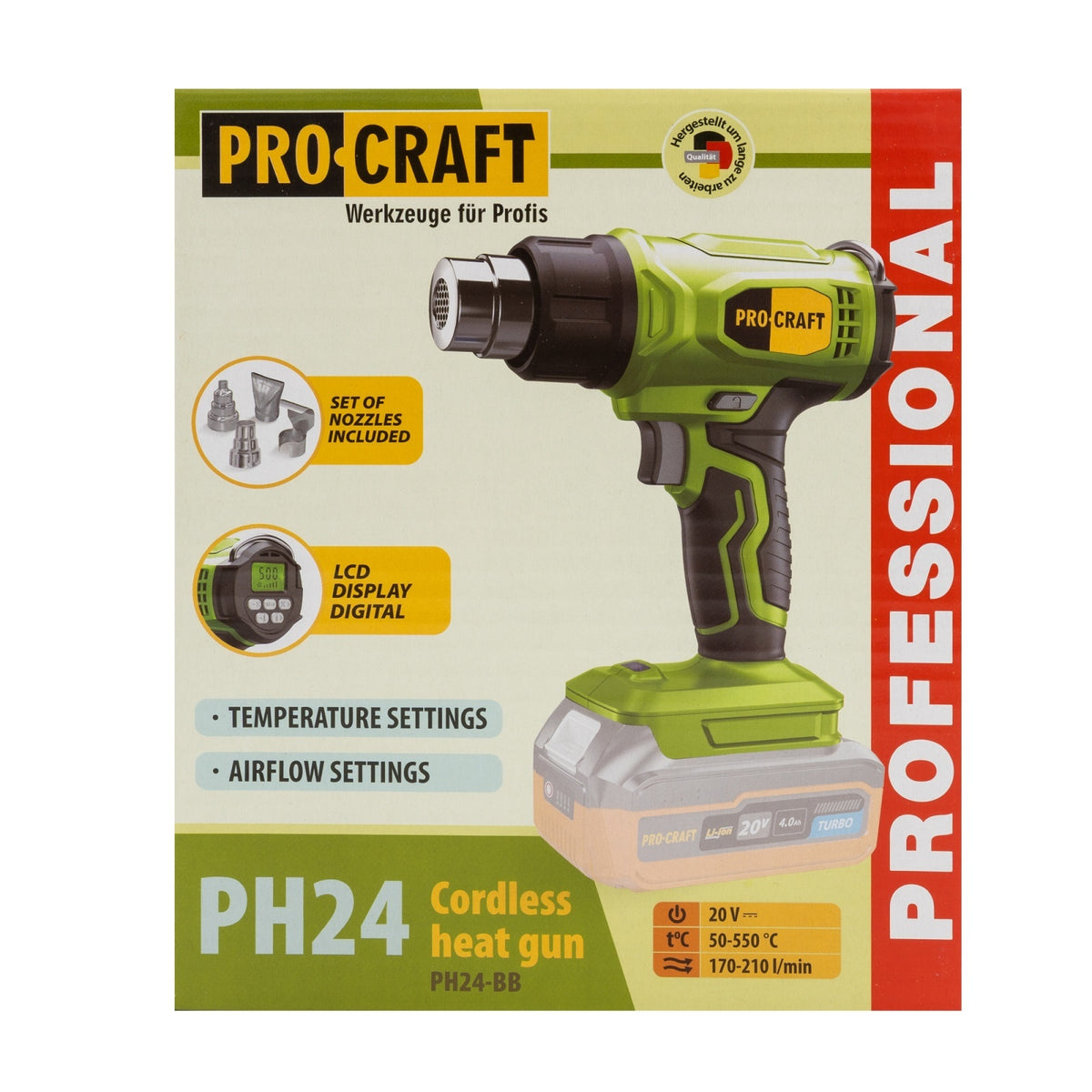 Feon pe acumulator PROCRAFT PH24 50 - 550°C