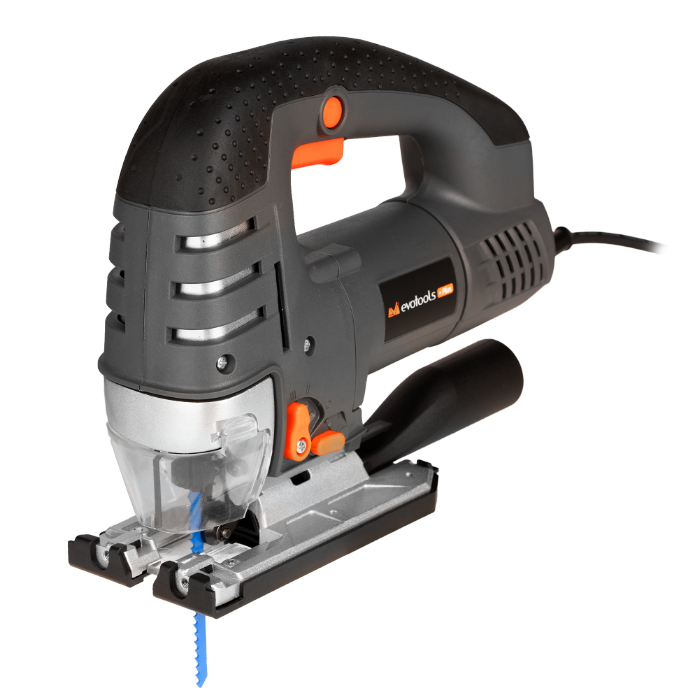 Ferăstrău Pendular EvoTools +Plus JS750-1 - 750 W, Capacitate Tăiere Extinsă, Lemn și Metal