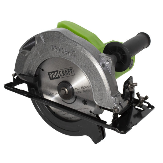 Fierăstrău Circular ProCraft KR1400 - 1,4 kW, 5000 rot/min, Disc Ø 185 mm, Tăiere Lemn