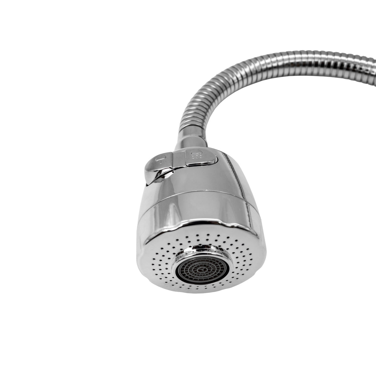 FL TE-535ZB, Baterie bucatarie cu pipa flexibila 2 functii, zinc, crom, FLOW