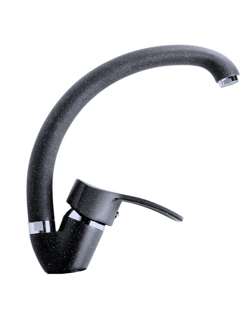 Baterie Bucătărie Fleko FZUF-MD275 Negru - Alamă, Pipă Rotativă, Monocomandă, Cartuș Ceramic