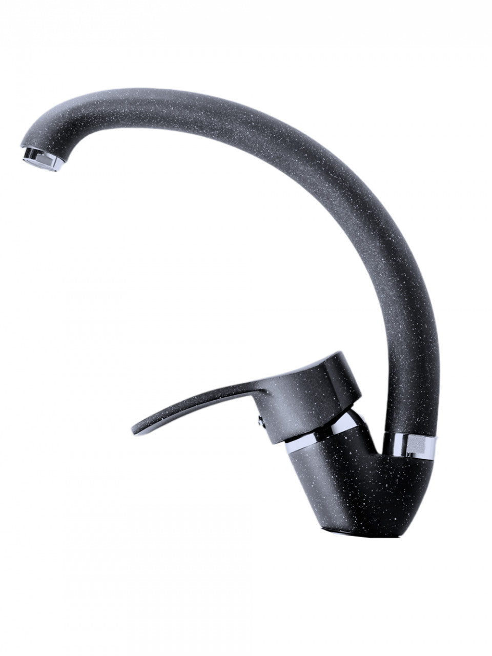 Baterie Bucătărie Fleko FZUF-MD275 Negru - Alamă, Pipă Rotativă, Monocomandă, Cartuș Ceramic
