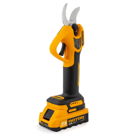Foarfecă de grădină pe acumulator ROTOR RSB32 600W,Brushless ,2 x Acumulatori 21V 3Ah