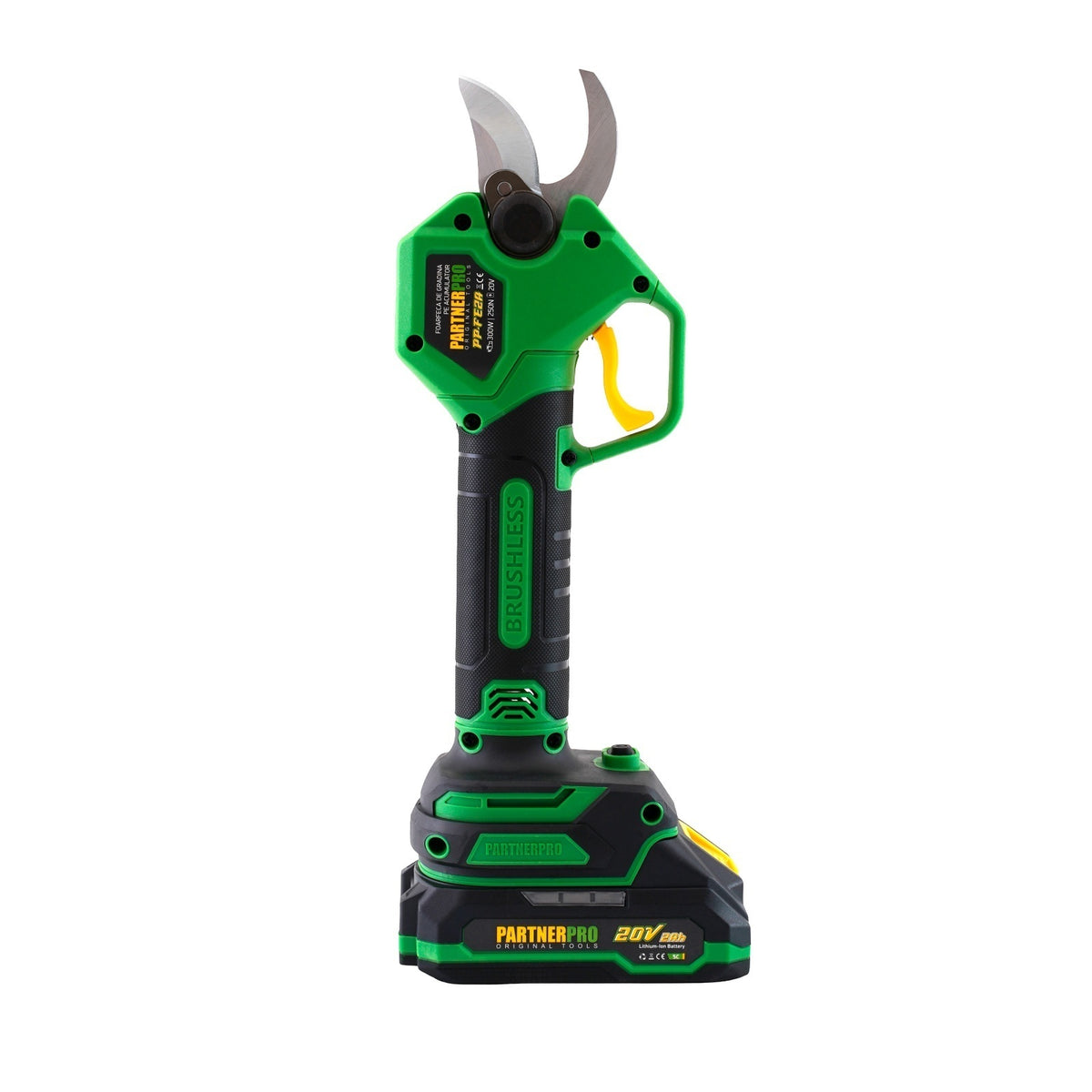 Foarfecă electrică cu acumulator PARTNERPRO PP-FE2A 20V / 2Ah, 250 N, Brushless