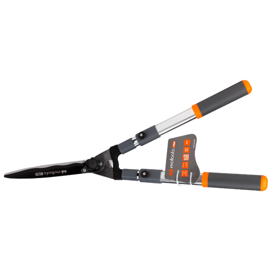 Foarfecă Gard Viu EvoTools +Plus cu Mâner Telescopic Aluminiu 670-870 mm - Lame 210 mm, 48-52 HRC