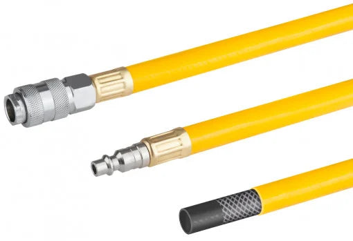 Furtun de Aer Comprimat EvoTools cu Conectare Rapidă - PVC, Compresor și Scule Pneumatice