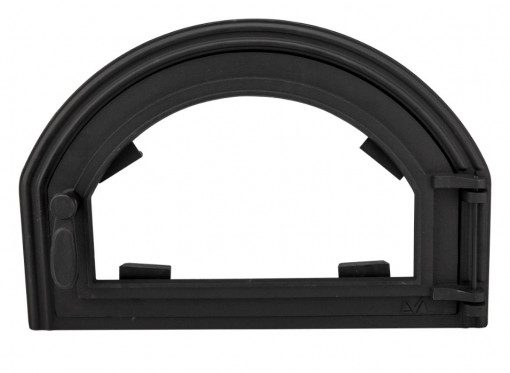 Ușă Șemineu cu Geam 1181 - Dimensiuni 540 x 360 mm, Acces la Camera de Ardere, Design Modern