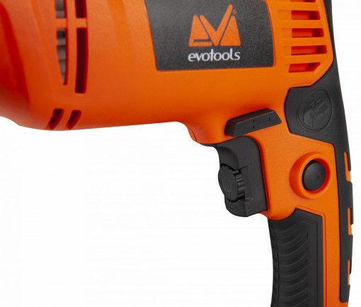 Bormașină cu Percuție EvoTools ID800A - 800 W, 2800 rot/min, Găurire Beton 13 mm și Lemn 25 mm