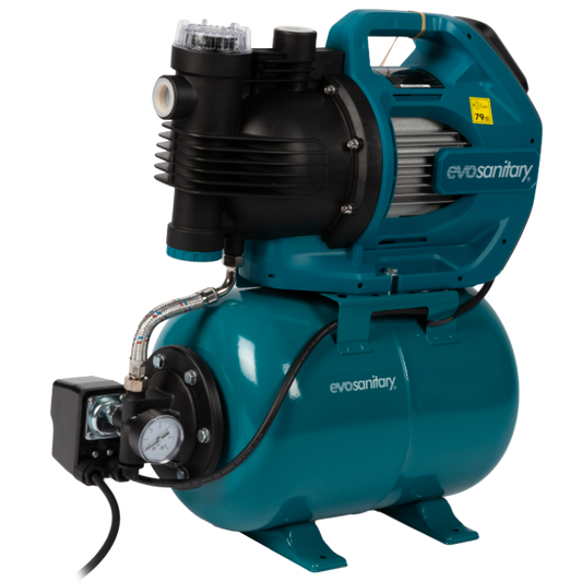 Hidrofor EvoSanitary BP 900 W - Rezervor 24 l, Presostat Autoadaptiv, Alimentare Automată Apă