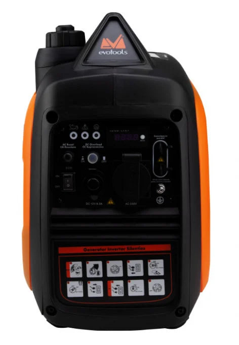 Generator Invertor Silențios EvoTools DIG2000 - 2000 W, 2,7 CP, 4 Timpi, Rezervor 4 L
