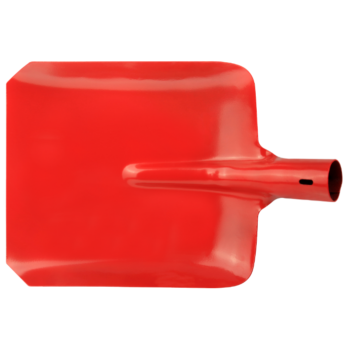 Lopată Tip C Roșie EvoTools 270 x 230 mm - Set 12 buc, Oțel Carbon Mn 50, Tablă 1,5 mm
