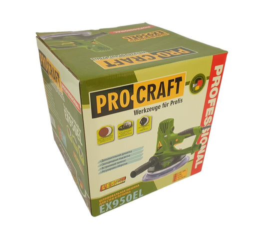 Șlefuitor de Pereți ProCraft EX950EL - 950 W, Aspirator Integrat, Finisare Suprafețe la Renovări
