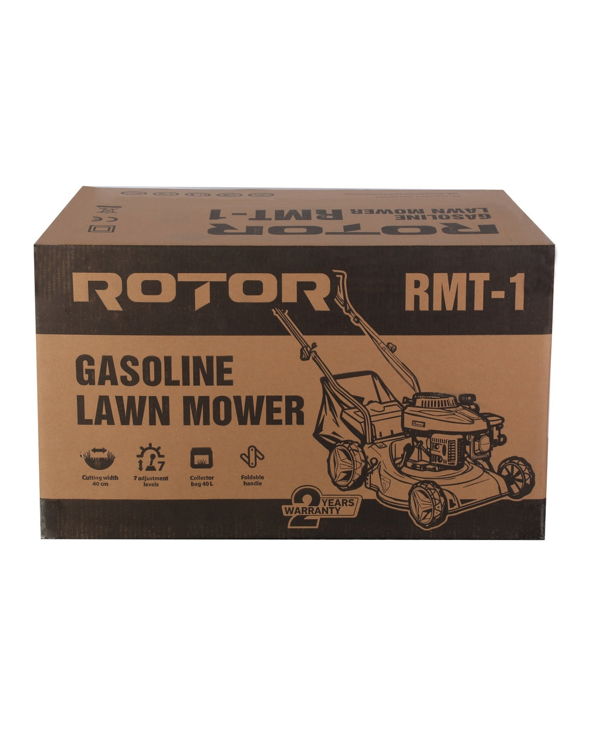 Masina de tuns iarba pe benzina ROTOR RMT-1 , 40 L, 4T, 2,5 CP