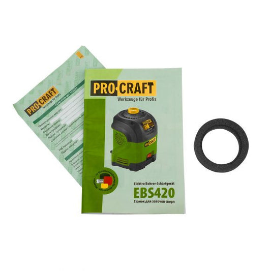 Ascuțitor de Burghie ProCraft EBS420 - 95 W, 1500 rot/min, Design Compact pentru Atelier