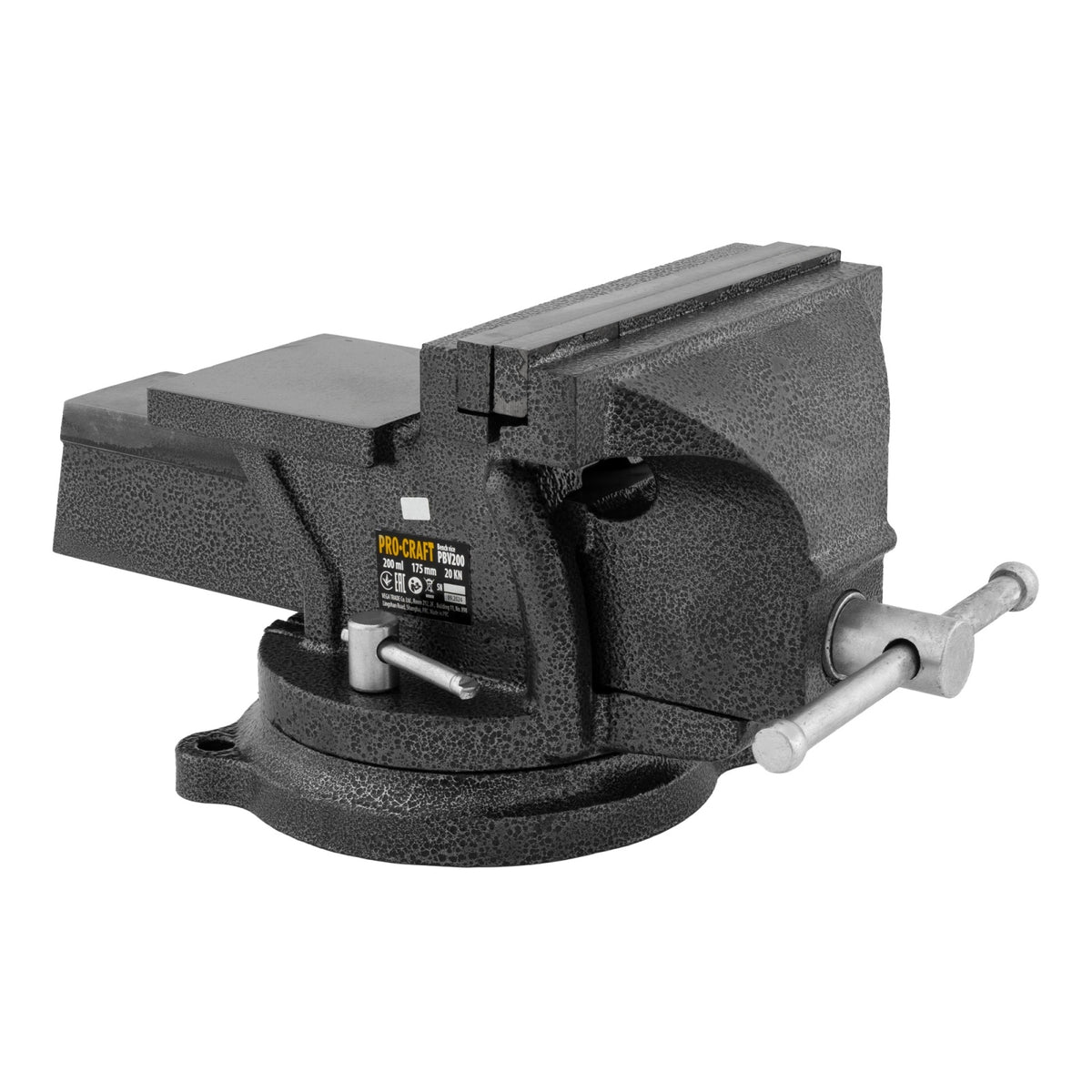 Menghina de banc, fonta, 175mm, Procraft, PBV200