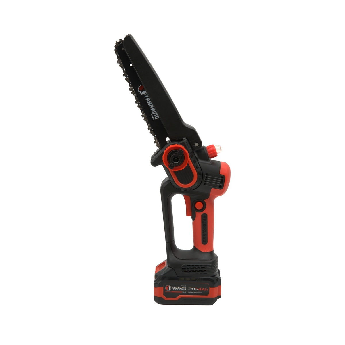 Mini drujba 8" pe acumulator cu 1 acumulator 20v/4Ah si incarcator YAMAMOTO YBS-84 5400 rot/min, Brushless