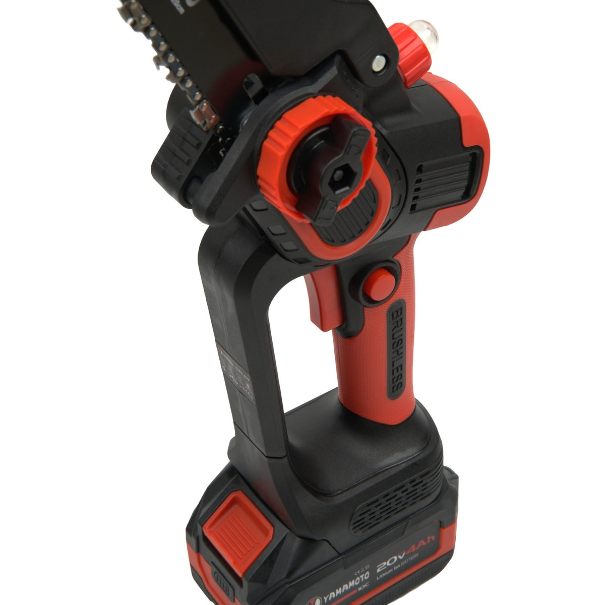 Mini drujba 8" pe acumulator cu 1 acumulator 20v/4Ah si incarcator YAMAMOTO YBS-84 5400 rot/min, Brushless