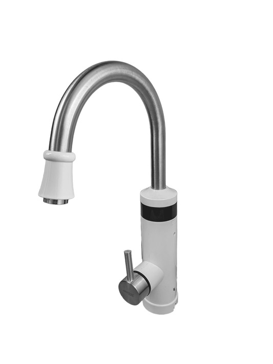 Robinet Instant Electric MIXXUS Electra 340-E - 3 kW, Plastic și Oțel Inoxidabil, Apă Caldă