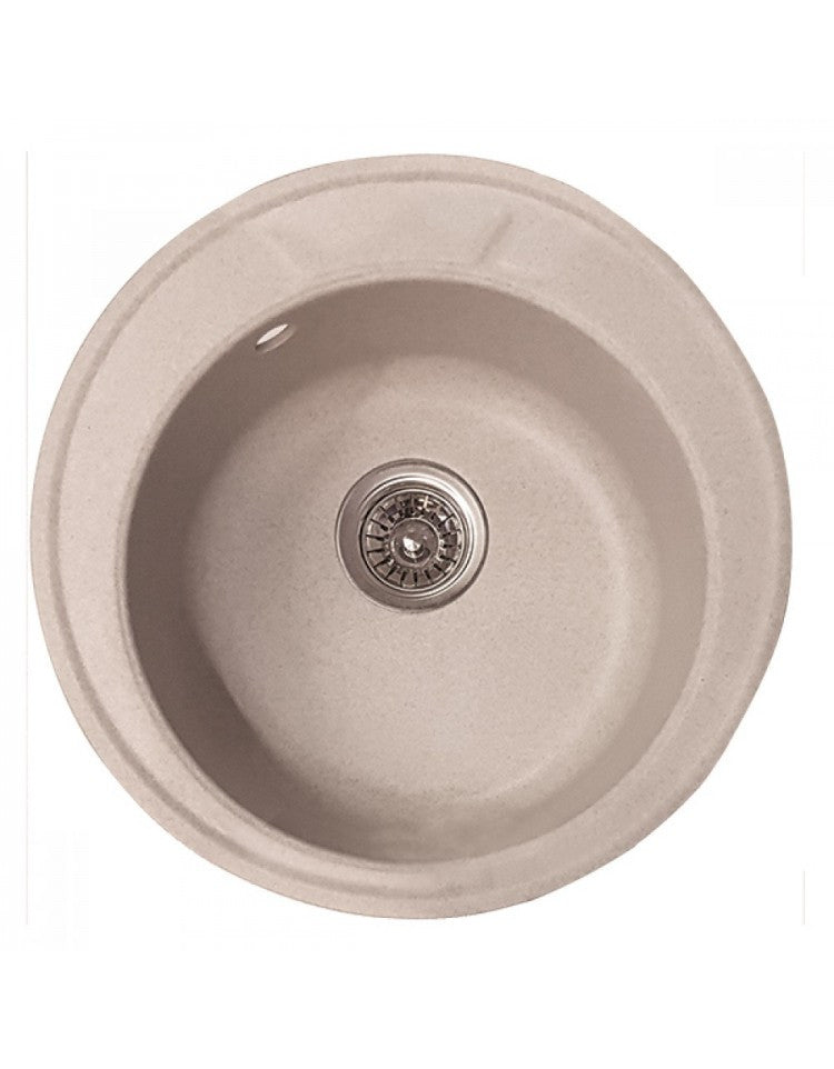 Chiuvetă Bucătărie Granit MIXXUS HB8301-G319 - Nisip, Design Modern, Rezistentă în Timp