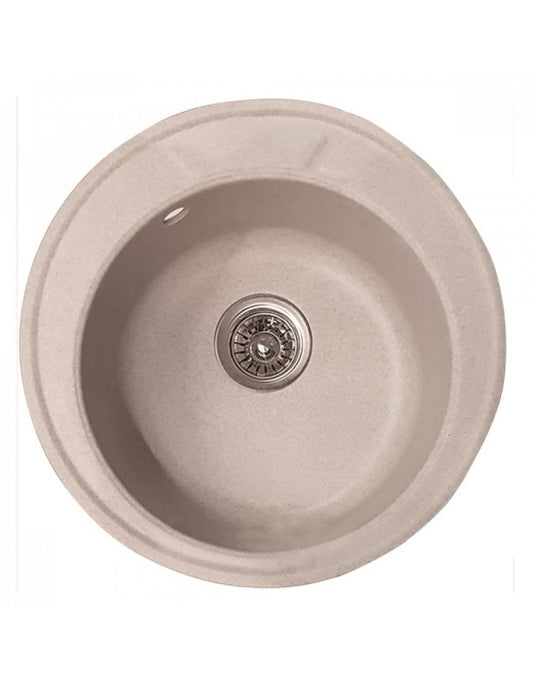 Chiuvetă Bucătărie Granit MIXXUS HB8301-G319 - Nisip, Design Modern, Rezistentă în Timp