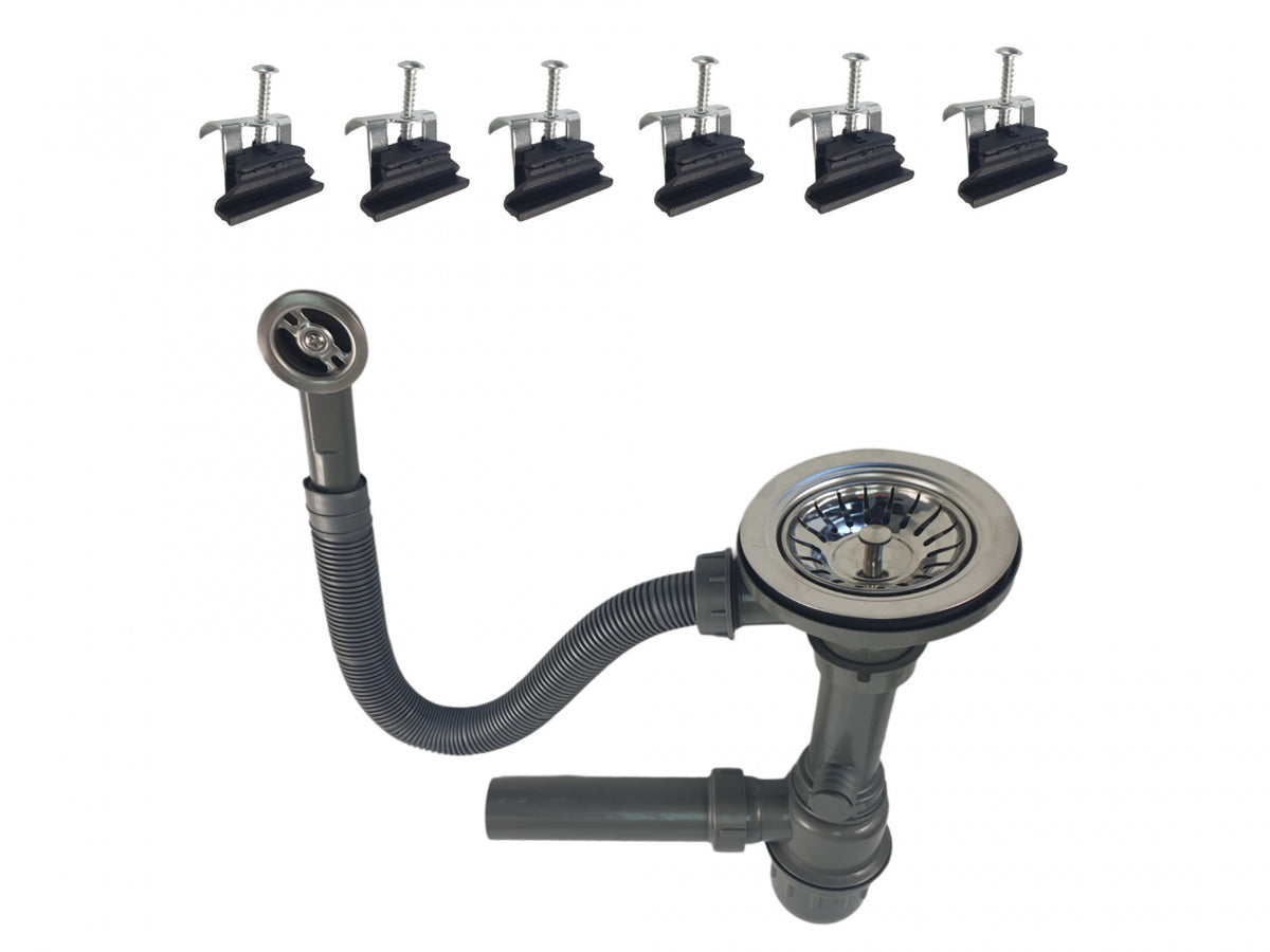 Chiuvetă Bucătărie Granit MIXXUS HB8310-G319 - Ovală, Nisip, Ușor de Curățat, Durabilă