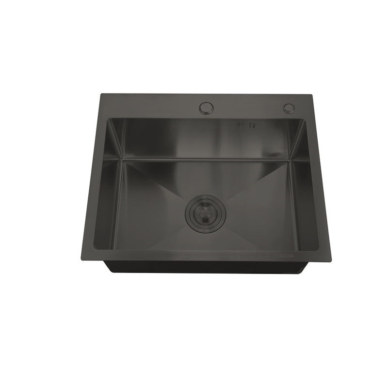 Chiuvetă Bucătărie Inox MIXXUS HM5050-215 - Nano-Black, Grosime 3,0 / 0,8 mm, Durabilă