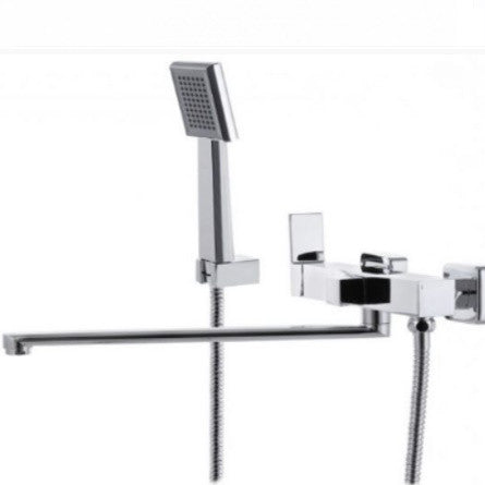 Baterie Cadă Baie MIXXUS Franco 006 - Alamă, 25 cm, Flux Constant, Instalare Ușoară